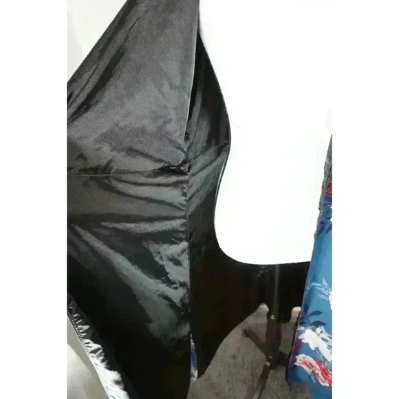 Lulus Lotus Party Teal Blue Floral Print Midi Robe Dress - Size S - Picture 15 of 16